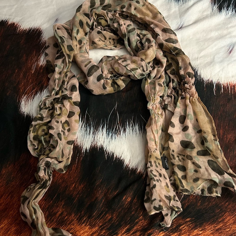 Leopard Print Scarf